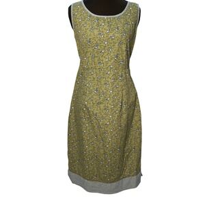 Cherokee‎ Spring Collection Cottage Core Floral Tank Dress Tie Back Prairie S